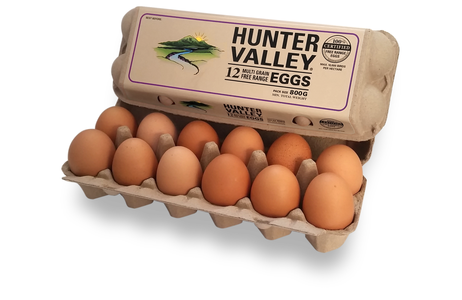 Eggs dozen Free range hunter valley 800g