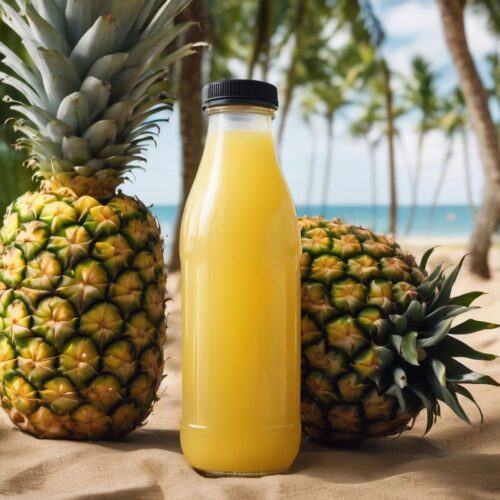 Pineapple juice fresh