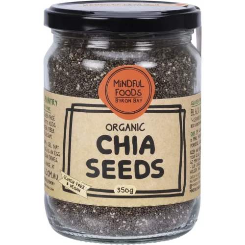 Chia seeds organic 350G Mindful Foods