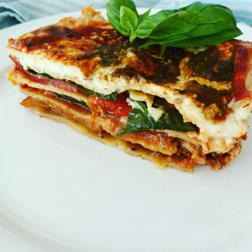 Vegetarian lasagne batch20